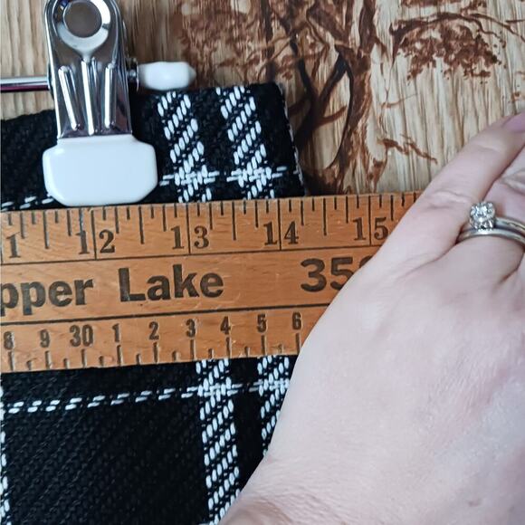 J.Crew Factory Twill Plaid pencil Skirt Size 0 - Picture 5 of 8